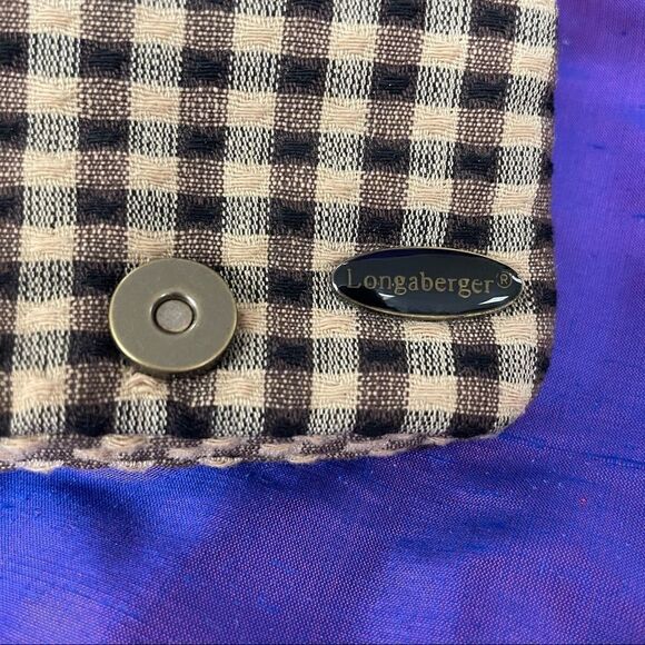 4 for $20 Little tiny sweet as can be plaid check Longaberger wristlet  keychain - Picture 2 of 6